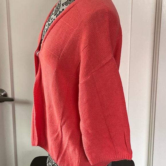 Lafayette 148 coral cardigan - Picture 7 of 10